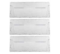 SPARES2GO Tirador frontal de plástico para cajón para Indesit frigorífico-congelador serie CA55, CAA55 y NCA55 (paquete de 3)