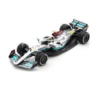 Spark Model MERCEDES F1 W13 LEWIS HAMILTON 2022 N.44 2nd FRENCH GP 1:18