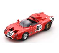 SPARK 1/43 ALFA ROMEO 33 66 12H SEBRING 1967 MODELO ESTÁTICO DIECAST