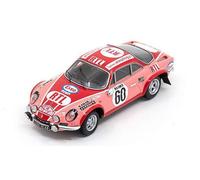 Alpine A110 1800 #60 Rally Monte Carlo 1972 P.Moss / Carlsson / E.Crellin Modelo
