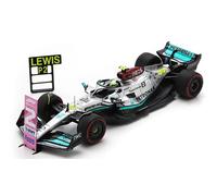 SPARK 1/43 F1 MERCEDES W13E HAMILTON 2022 44 BRASIL GP MODELO ESTÁTICO