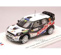 SPARK 1/43 MINI JOHN COOPER DUMAS RALLY DE FRANCE 2012 MODELO ESTÁTICO DIECAST