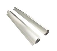 Spark 2 soportes laterales de aluminio para paneles solares para montar paneles solares en autocaravanas, caravanas, barcos o techos