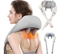 Spark Imagine Touch Massager, 2024 Updated 8D Super Large Massage Head, Veeloza Neck Massager Cordless with Heat for Pain Relief Deep Tissue (1pcs*White)