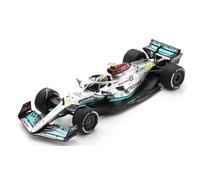Spark Model MERCEDES F1 W13 LEWIS HAMILTON 2022 N.44 2nd FRENCH GP 1:18