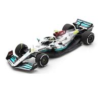 Spark Model MERCEDES F1 W13 LEWIS HAMILTON 2022 N.44 2nd FRENCH GP 1:43