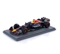 Spark Modelo de resina a escala 1:43 Grand Prix Car compatible con Red Bull Racing Oracle RB18 Max Verstappen (con Pit Board/30th Career Win Dutch GP) en azul