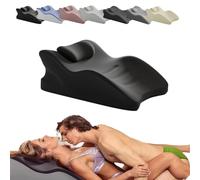 Spark Pillow, The Spark Pillow, 27 Positioning - Deeper Connection, Ergonomic Posture Support for Spinal, 27 Degree Couples Pillows (Black)