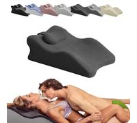 Spark Pillow, The Spark Pillow, 27 Positioning - Deeper Connection, Ergonomic Posture Support for Spinal, 27 Degree Couples Pillows (Dark Grey)