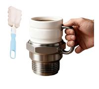 Spark Plug Mug, Ceramic Coffee Cup for Car Lovers, Engine Spark Plug Design, Novelty Automotive Coffee Mug, Personalized Auto Gifts for Mechanics and Car Enthusiasts (1)