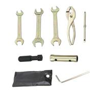Spark Plug Socket Kit, Motorcycle Socket Wrench Set, Aluminum Alloy Scooter Tools with Storage Bag for Off Road Vehicles, Maintenance Use, Mechanics, Riders and Professionals