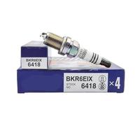 Spark Plugs Bujías de iridio 6418 BKR6EIX/Fitt65 (4/6 unidades) for Volt Cruze, S40, V40 y S60, Lancer 325i, 530i, X3 X5, .(4pieces)