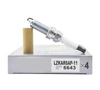Spark Plugs de iridio 6643 LZKAR6AP-11 (4/6 unidades) for TIIDA X-TRAIL SUNNY QASHQAI LIVINA HR16DE MR20DE HR15DE MR18DE MR20(4pcs)