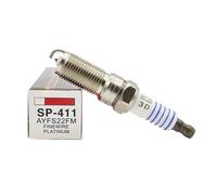 Spark Plugs de platino SP-411 AYFS22FM (4/6 unidades) for, C-MAX, Fiesta Edge, MKX y CTS SP411.(Gold)