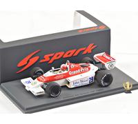 Spark S5789 Arrows A8 1:43 British GP 1983 Marc Surer #29 F1 con OVP Resina