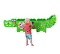 SPARK & WOW-Bear Tantao Learning Advantage-Paneles de Pared pequeños, diseño de cocodrilo, Juguete para niños a Partir de 18 Meses, Color Verde, 50346