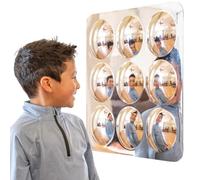 Spark & Wow Espejo sensorial de Pared para niños pequeños, Grande, 9 Burbujas, para Mayores de 6 Meses, acrílico fácil de Limpiar, estimula el Desarrollo cognitivo