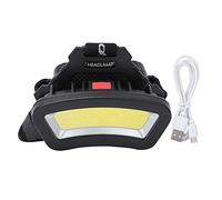 SparkFeng C0B Flood Working Light LED Rechargeable Headlamp, USB - C Charging Head Lamp for Fishing Camping Hiking, Adjustable 90° Floodlight with Wide - Angle Illumination for Anglers