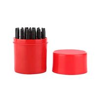 SparkFeng Herramienta de perforación para bandas de relojes, kit de reparación profesional de relojería con cabezal prensor de acero tratado térmicamente y caja de almacenamiento roja para r