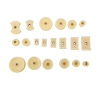 SparkFeng Kit de 20 troqueles para prensar relojes, conjunto de herramientas de prensado de la parte posterior del reloj de plástico con múltiples tamaños para máquina de tapado de modelos (Blanca)