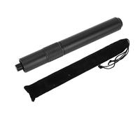 SparkFeng Pool Cue Extension with Bumper, Adjustable Telescopic Billiard Cue Extension, 240-340 mm Aluminum Handle for Improved Reach and Balance, Compatible with Standard Pool Cues