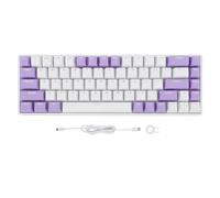 SparkFeng Teclado mecánico 68 Teclas 60% Interruptor Azul Hot Swap N Key Rollover RGB retroiluminado USB C Teclado con Cable para 2000 ME XP 7 8 10 para HarmonyOS