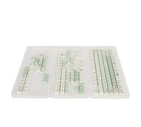 SparkFeng Teclado PBT de 148 Teclas, Teclado mecánico, Tinte Subl con Colores Ricos, Personalizado para Juegos de PC DIY, Altura para diseño de 61 108 Teclas (Frog)