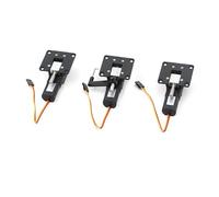 SPARKHOBBY 5KG 55g Tren de Aterrizaje retráctil eléctrico con Dirección de Bloques de Metal para RC 3-5kg FPV Avión dron de ala Fija (1 Juego de 3 Piezas)