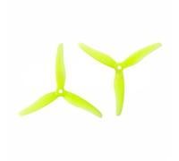 SPARKHOBBY Gemfan 51433 - Juego de 20 pares de hélices de 3 palas/tres cuchillas de 5 pulgadas, compatible con motor T CW CCW para modelos FPV Racing Drone RC (10 pares, amarillo)