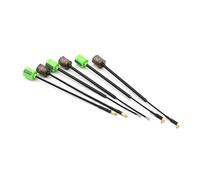 SPARKHOBBY Lollipop 5 RHCP/LHCP 5.8G 2.8dBi Mini FPV Antenna SMA/RP-SMA/MMCX-Straight/MMCX-Angle/UFL for RC Transmitter Receiver Drones DIY (L 155mm SMA Black)