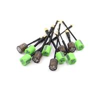 SPARKHOBBY Lollipop 5 RHCP/LHCP 5.8G 2.8dBi Mini FPV Antenna SMA/RP-SMA/MMCX-Straight/MMCX-Angle/UFL for RC Transmitter Receiver Drones DIY (L 150mm UFL Green)