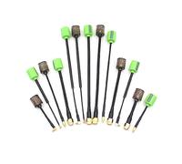 SPARKHOBBY Lollipop 5 RHCP/LHCP 5.8G 2.8dBi Mini FPV Antenna SMA/RP-SMA/MMCX-Straight/MMCX-Angle/UFL for RC Transmitter Receiver Drones DIY (R 60mm RP-SMA Green)