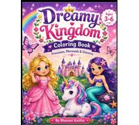 Sparkle Kingdom Coloring Adventures: Cute Princess Coloring Book for Kids.