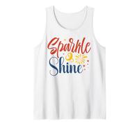 Sparkle & Shine Patriotic Memorial Day Hombres, Mujeres, Niños Niñas Camiseta sin Mangas