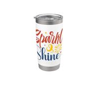Sparkle & Shine Patriotic Memorial Day Hombres, Mujeres, Niños Niñas Vaso térmico de acero inoxidable de doble pared