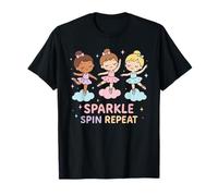 Sparkle Spin Repite el Baile de Ballet de una Bailarina Kawaii Camiseta