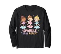 Sparkle Spin Repite el Baile de Ballet de una Bailarina Kawaii Manga Larga