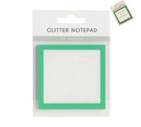 Sparkle Sticky Notes, Glitter Notepad Sticky Notes, Small to Do List, Office Suppliess (1pcs-Green)