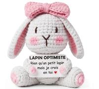 Sparkle x Lab Conejo Positivo y Optimista | Patata francesa Positive | Regalo Motivación Original y Divertido | Regalo de Cumpleaños Mujer Hombre, Pareja, Colega | Decoración para el Hogar y la