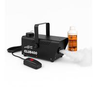 SPARKLERS CLUB - Máquina de humo de 400 W con líquido 1 L incluido? Flujo potente y depósito de 0,3 l? ¿Tiempo de calentamiento rápido? ¿Compacto y transportable? Ideal DJ y noches