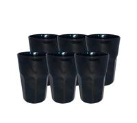 SPARKLERS CLUB - Vaso de cóctel Mojito irrompible, San 33 cl, 12 cm, color | SAN Acrylic Negro, Made in France, irrompible y seguro, 100 gramos ligero, diámetro 84,8 mm, altura 12 cm, uso