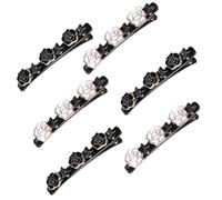 Sparkling Crystal Stone Braided Hair Clips, Braided Hair Clips For Women With 3 Small Clips, Beneath Rhinestones Braided Hair Clips, Beneathk Rhinestones Braided Hair Clips (Roses)