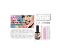 Sparkling Dental Beauty Set - Creative Tooth Gem Kit with UV Glue & Light for a Dazzling Smile