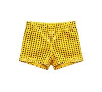 Sparkling Dotty Stage Shorts For Girls and - Glimmering Sequin Dance Shorts For Performances and Events 2026 Corte Holgado y Relajado