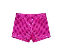 Sparkling Dotty Stage Shorts For Girls and - Glimmering Sequin Dance Shorts For Performances and Events 2026 Ligero y Transpirable