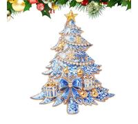 Sparkling Pine Brooch Rhinestone Christmas Tree Pin Holiday Lapel Jewelry | Size 20G Elegant Rhinestone Christmas Tree Brooch Pin Sparkling Holiday Fashion Accessory For Winter Outfits And Celebration