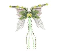 Sparkling Wings, Fairy Wings, Lightweight Gauze Material Holiday Costume for Festival, Halloween Cosplay, Christmas Garden Pride Makeup and Dress-Up Events, 27.56x18.9 Inches 70g