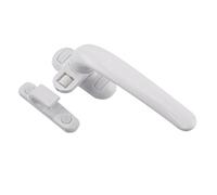 SparklWLeaf Manija de Marco Universal de aleación de Aluminio, manija de Puerta antirrobo, manija de Puerta y Marco, Hebilla de Bloqueo for Puerta y Ventana para Ventanas(White Right)