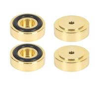SparklWLeaf Patas para Tabla de Cortar de latón 4 pies de Tabla Cortar latón Dorado con Almohadillas Antideslizantes, Dorados for sillas y gabinetes