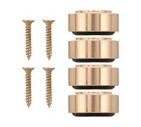 SparklWLeaf Patas para Tabla de Cortar de latón Patas de Tabla Cortar latón, Patas Metal Antideslizantes, Tornillo en Soporte Estable for Madera, 4 Uds